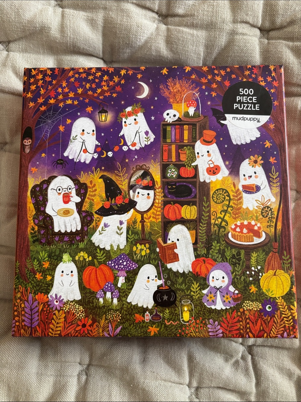 Mudpuppy Ghostly Gathering 500 piece puzzle